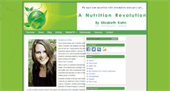 Desktop Screenshot of anutritionrevolution.com