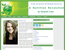 Tablet Screenshot of anutritionrevolution.com